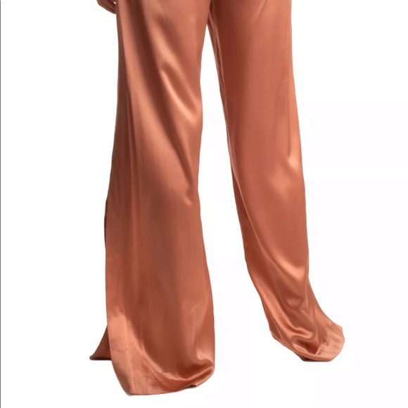 🎊final price 🎉Silk Satin High Waist Fly Slit Wid - Picture 5 of 11